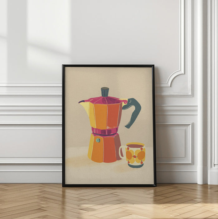 Coffee break Framed Art Wall Decor