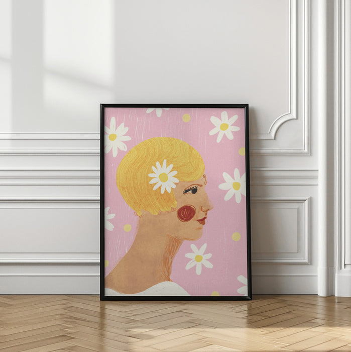 Daisy Framed Art Wall Decor