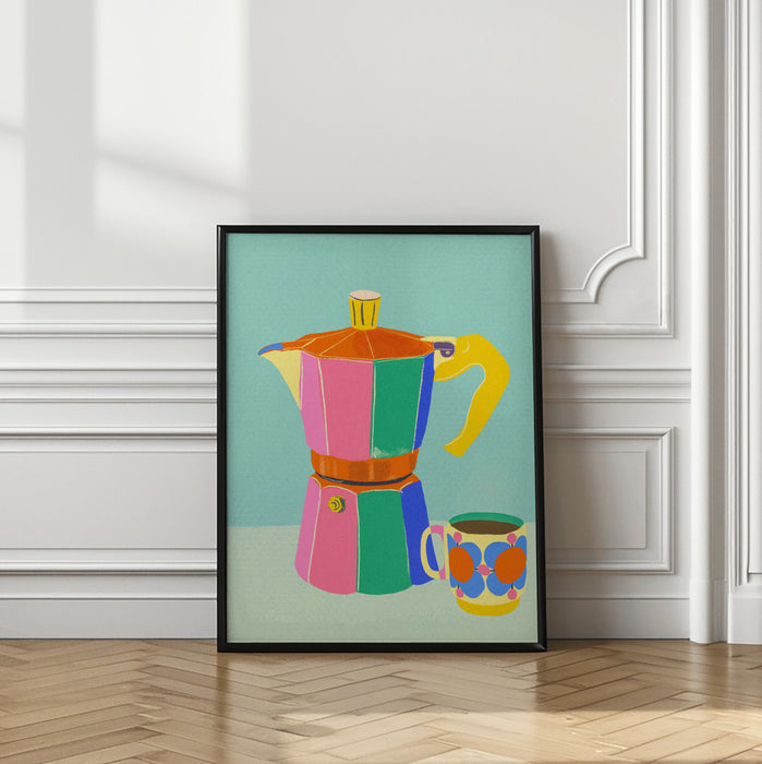 Cup of coffee Framed Art Wall Decor