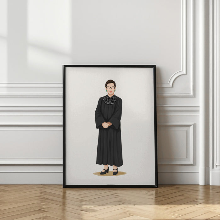 Ruth Bader Ginsburg Framed Art Wall Decor