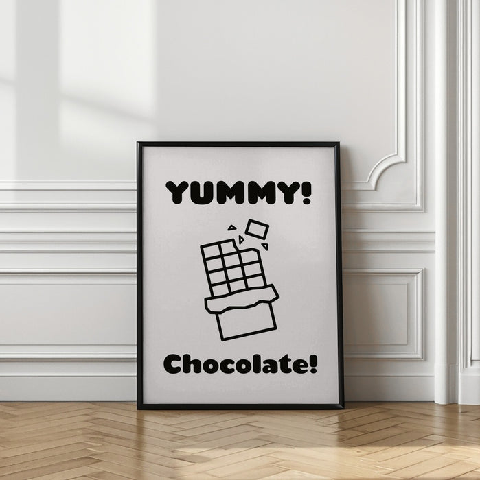 Chocolate Framed Art Wall Decor