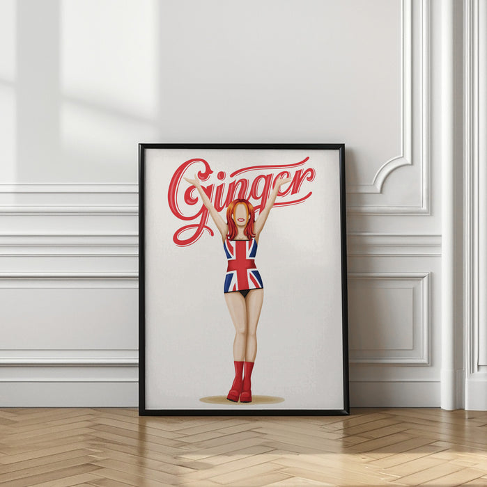 Ginger Spice Framed Art Wall Decor