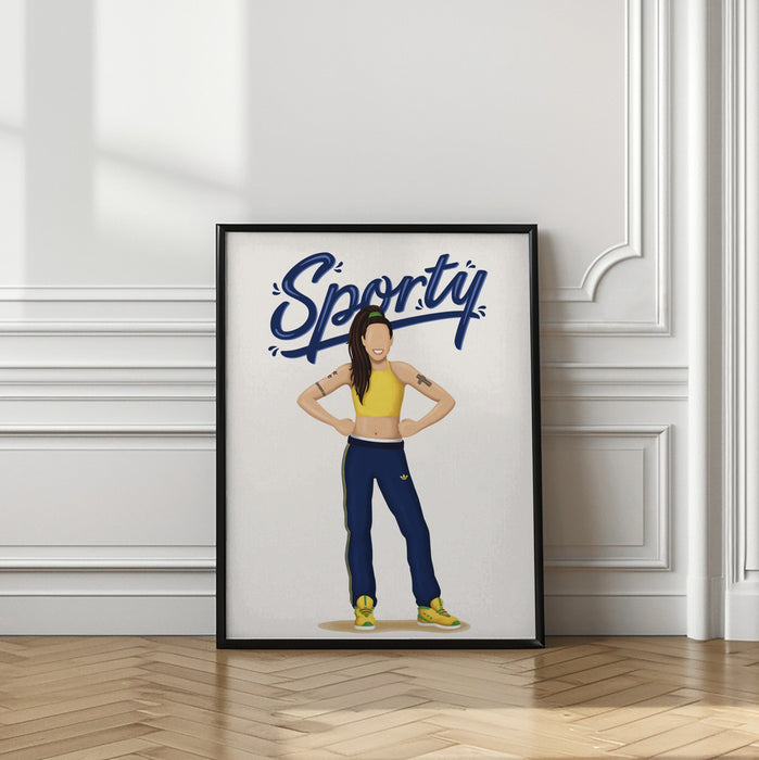 Sporty Spice Framed Art Wall Decor