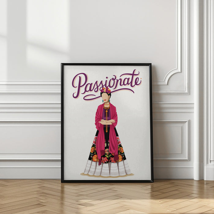 Frida Passionate Framed Art Wall Decor