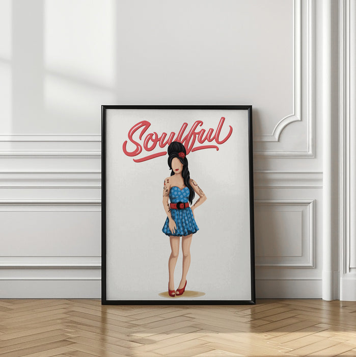 Amy Soulful Framed Art Wall Decor