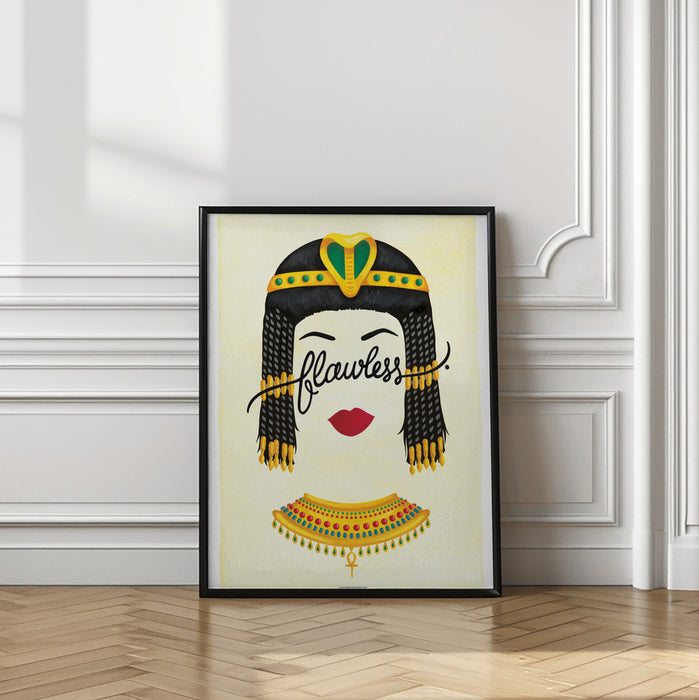 Flawless Cleopatra Framed Art Wall Decor