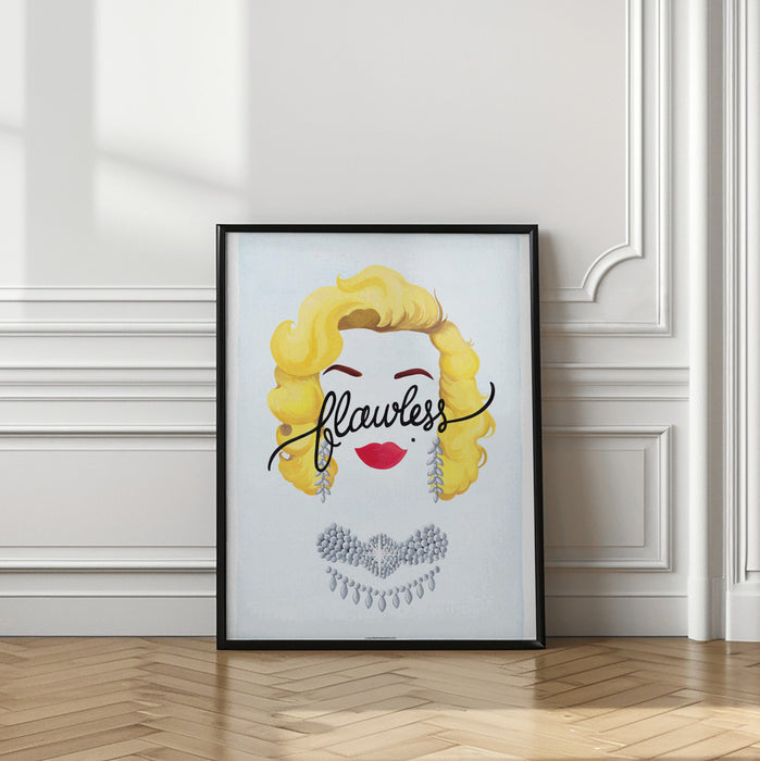 Flawless Marilyn Framed Art Modern Wall Decor