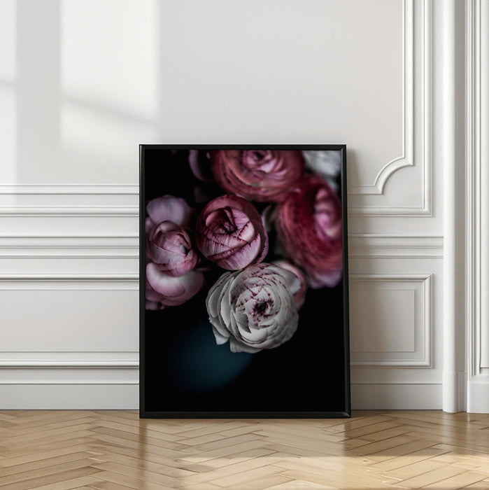 Dark Flowers 2 Framed Art Wall Decor