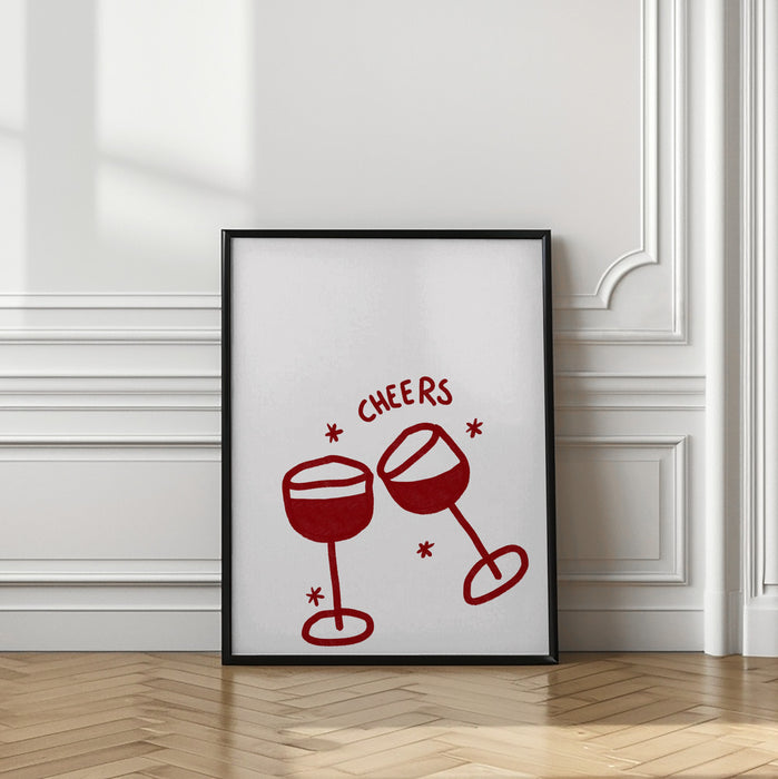 Cheers.png Framed Art Wall Decor