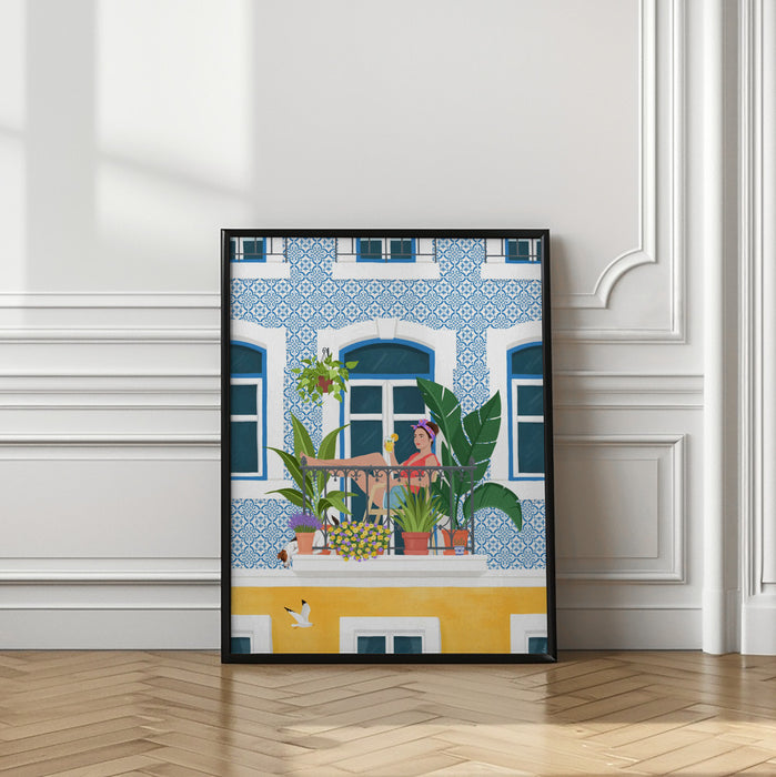 Porto Framed Art Modern Wall Decor