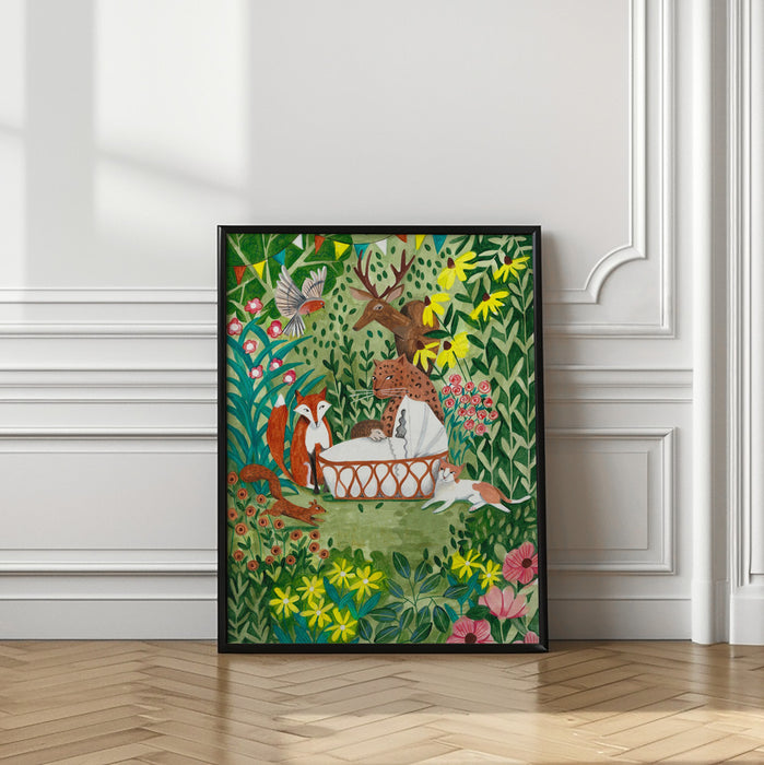 Welcome to the forest Framed Art Wall Decor