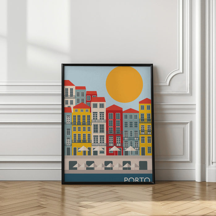 Porto Framed Art Modern Wall Decor