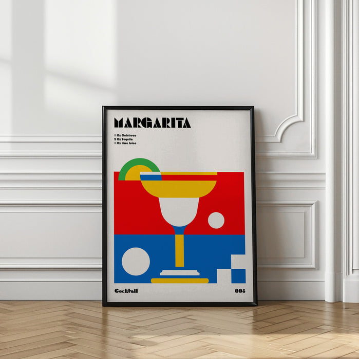 Margarita Bauhaus Cocktail Framed Art Wall Decor