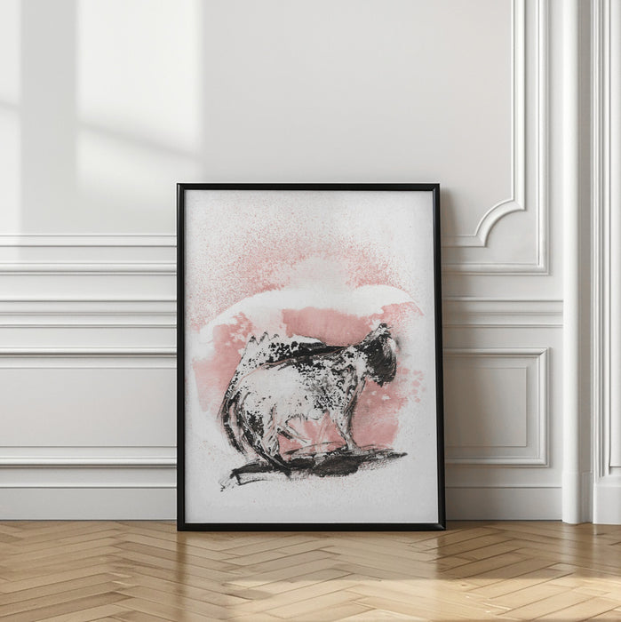 The Cat Framed Art Wall Decor