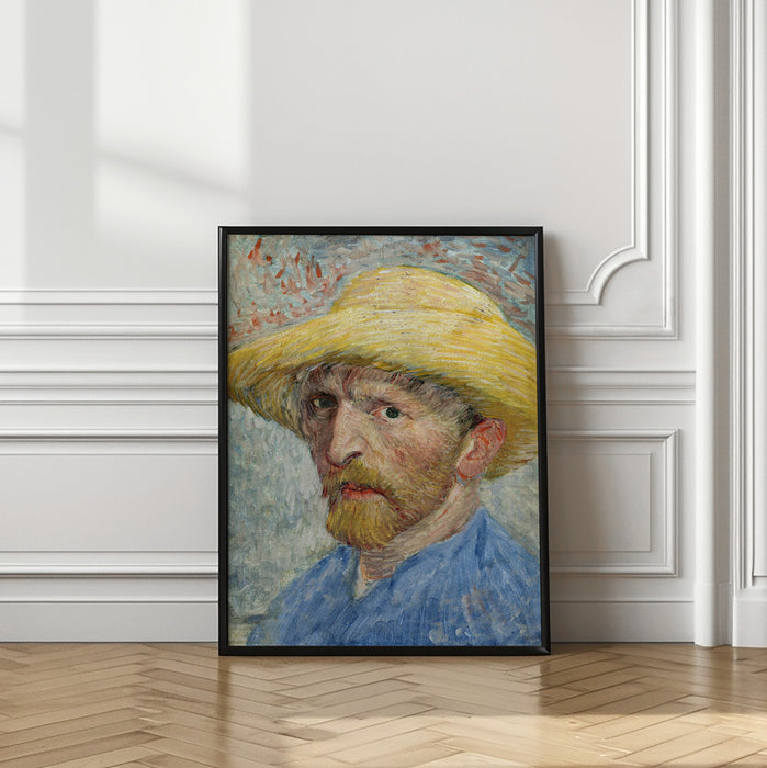 Vincent Van Gogh's Self Portrait (1887) Framed Art Wall Decor