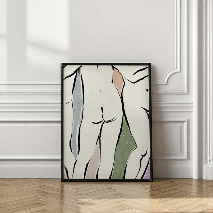 In The Bathhouse Framed Art Modern Wall Decor