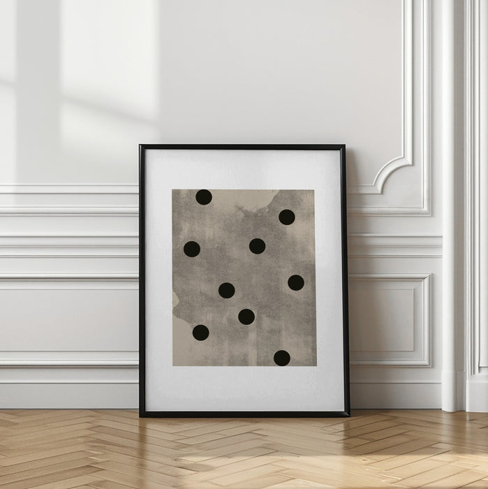 Retro Dots No.3 Framed Art Modern Wall Decor