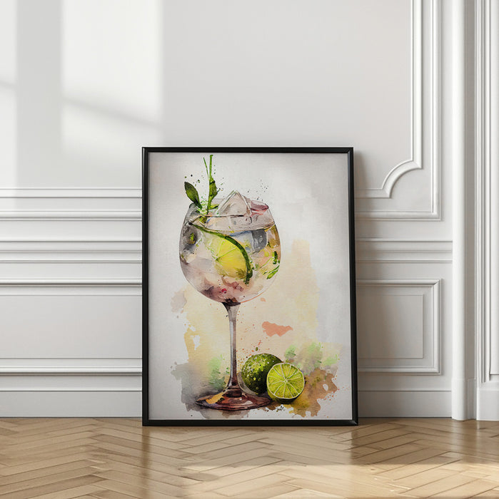 Drinks cocktail Framed Art Modern Wall Decor