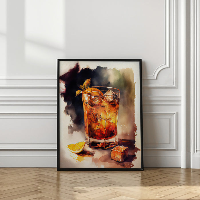 Drinks cocktail Framed Art Modern Wall Decor