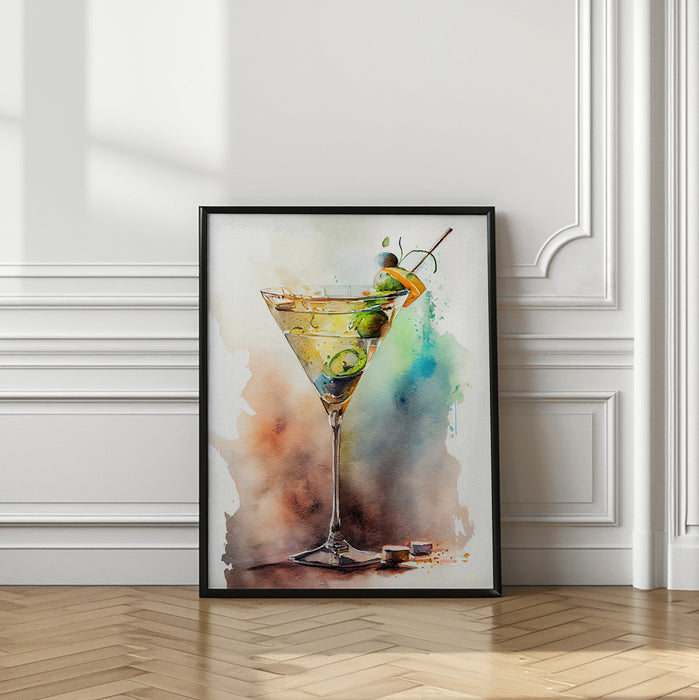 Drinks cocktail Framed Art Modern Wall Decor