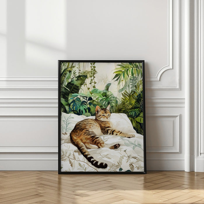 Cat&#039;s life 3 Framed Art Modern Wall Decor