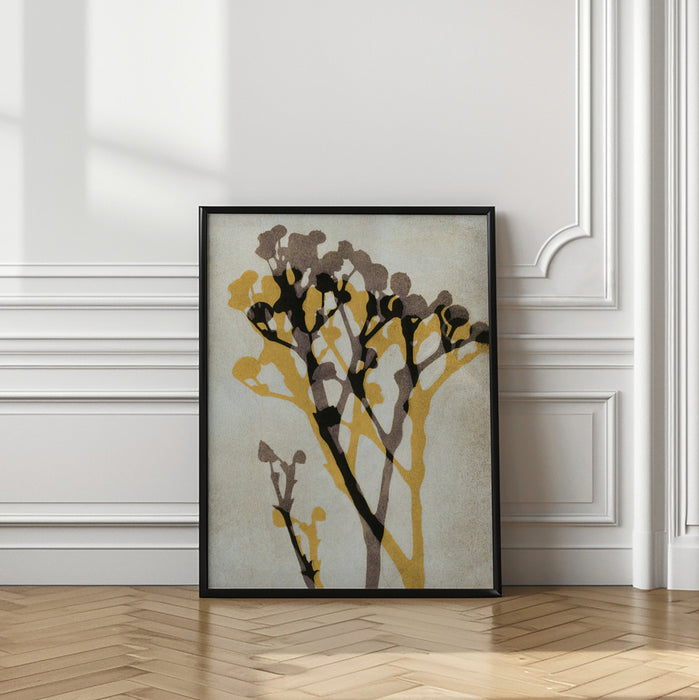 Echoes of Gypsophila Framed Art Modern Wall Decor