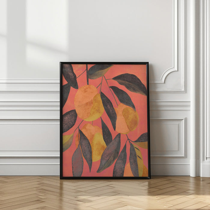 Peachesatsunset Framed Art Modern Wall Decor