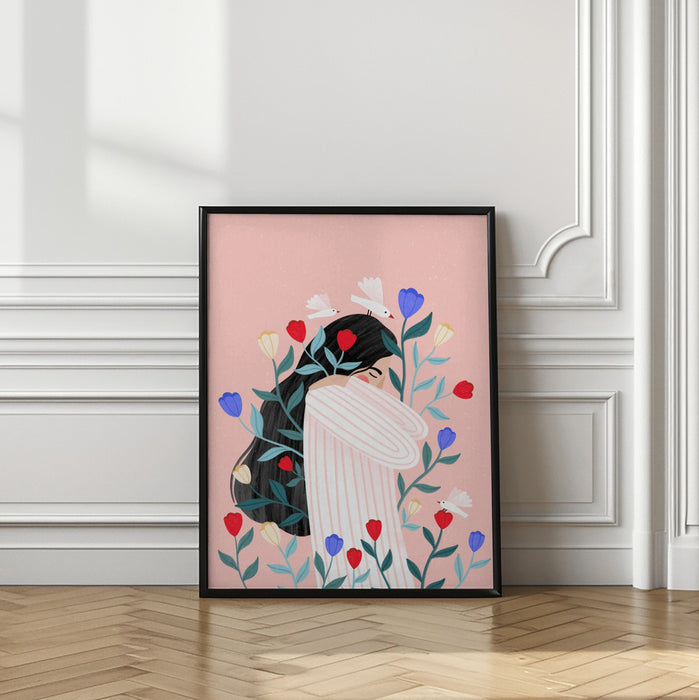 Self Love Framed Art Modern Wall Decor