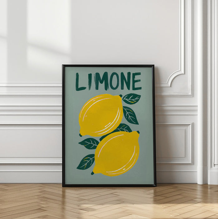 Limone Framed Art Modern Wall Decor