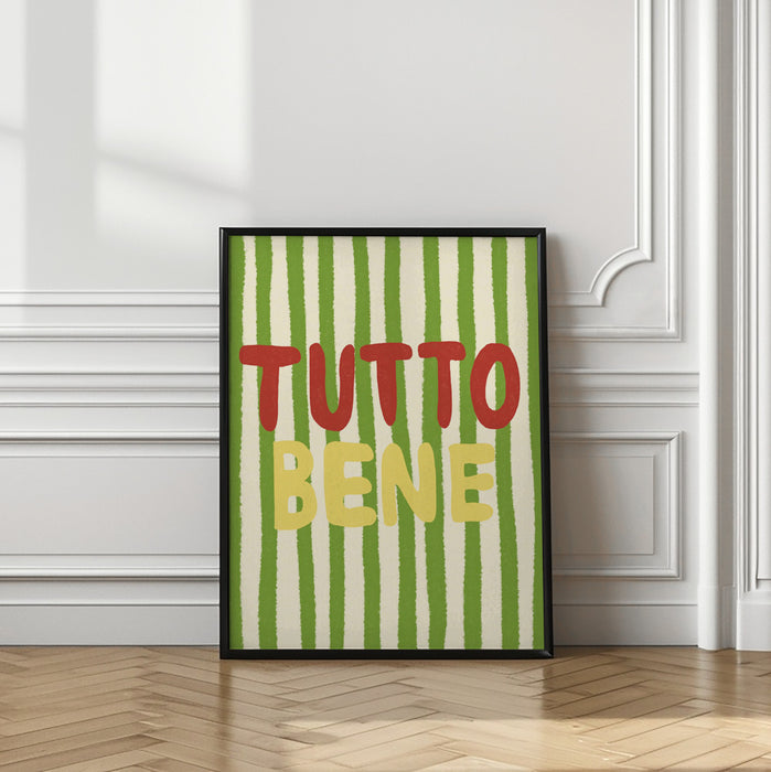 Tutto Bene Framed Art Modern Wall Decor