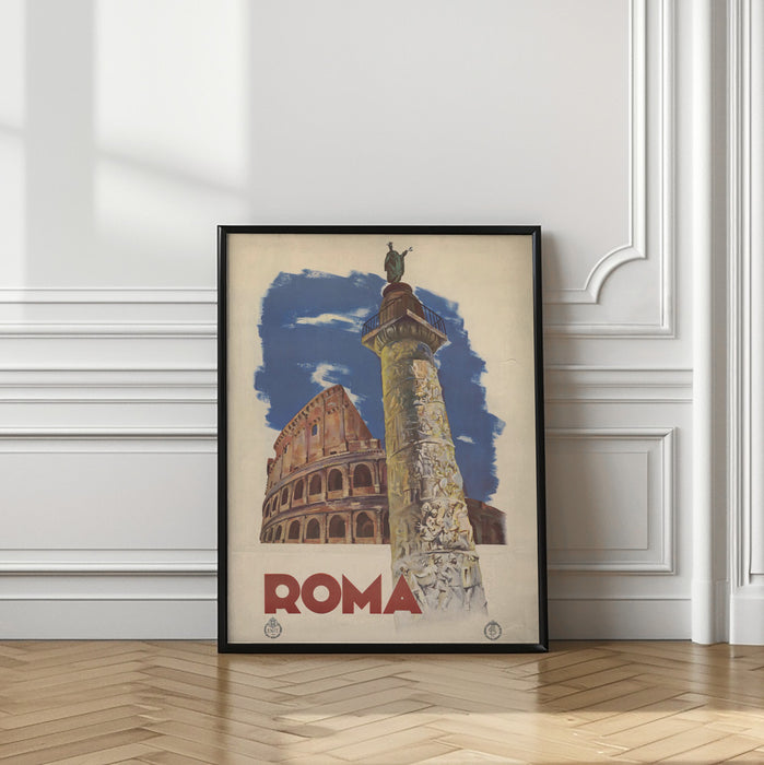 Roma Framed Art Modern Wall Decor