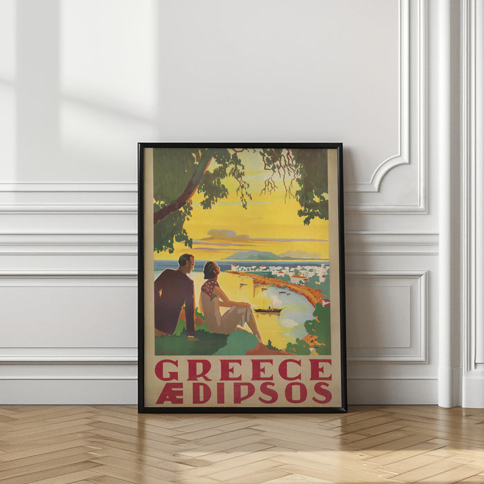 Greece Framed Art Modern Wall Decor