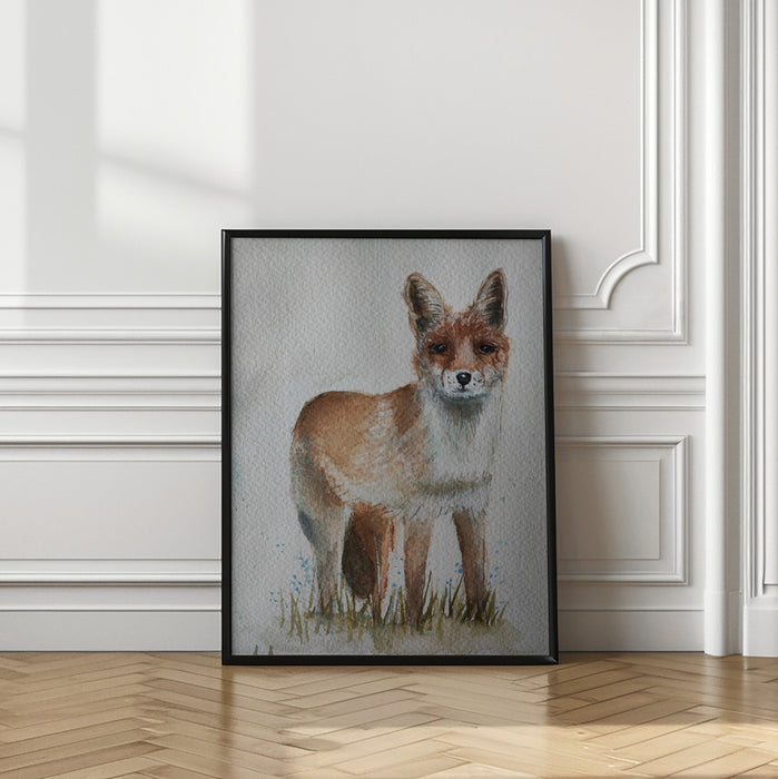 Fox Framed Art Wall Decor