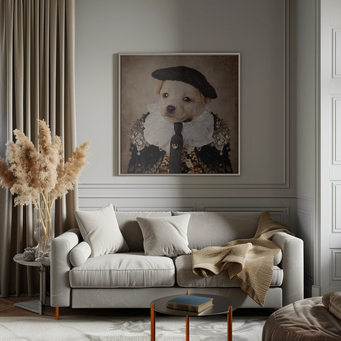 Shelter Pets project - Mia Square Canvas Art Print