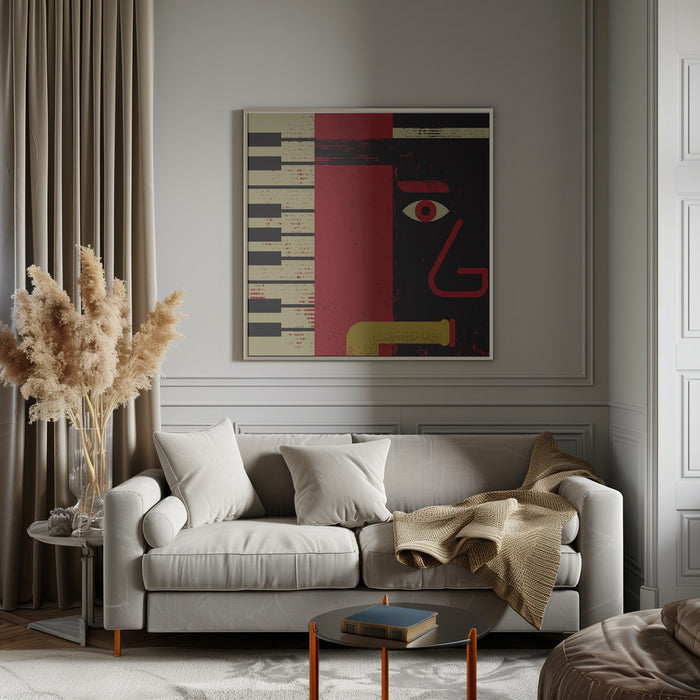 Jazz Square Canvas Art