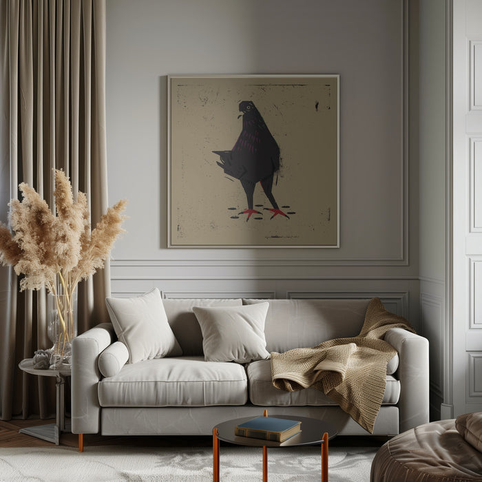 Pigeon Square Canvas Art Print