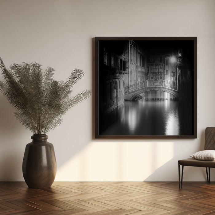 Venice Square Canvas Art Print