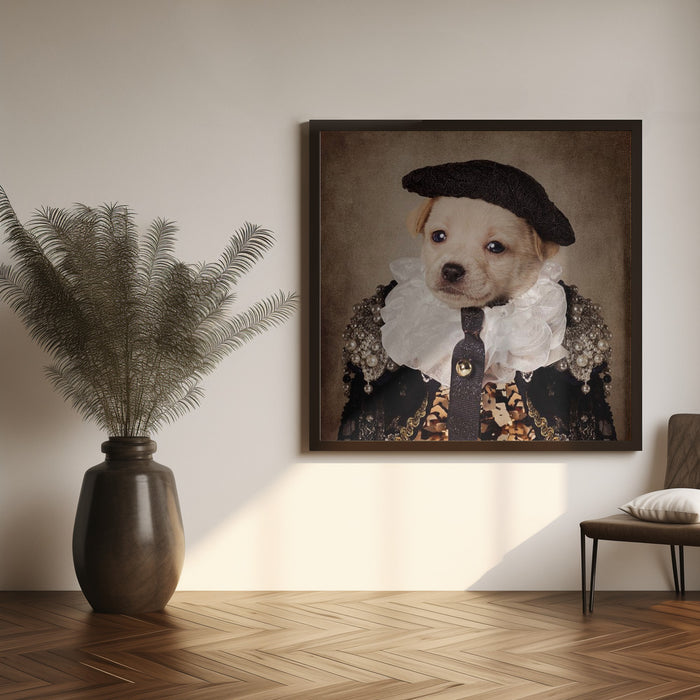 Shelter Pets project - Mia Square Canvas Art Print