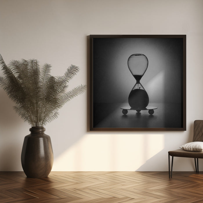 Hourglass Square Canvas Art Print