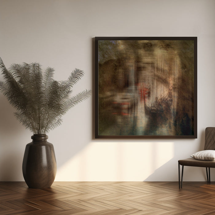 Venetian symphony 2 Square Canvas Art Print