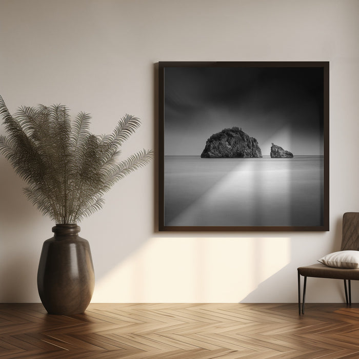 A Piece of Rock 031 Square Canvas Art Print