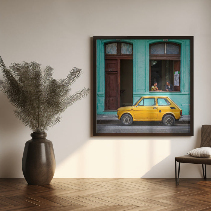 Habana Cuba #6 Square Canvas Art Print