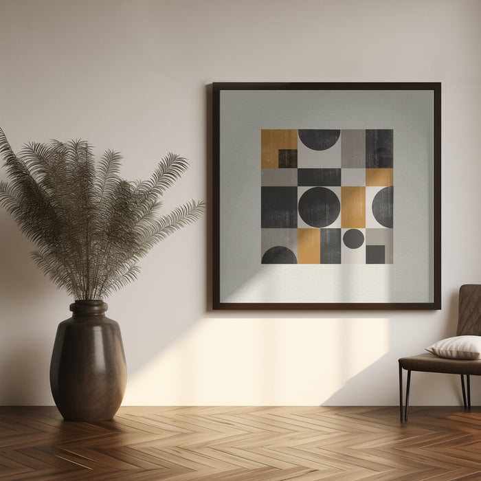 Paper Object Nr9 Square Canvas Art Print