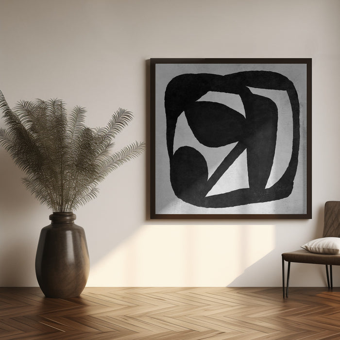 Abstract Melody Square Canvas Art Print