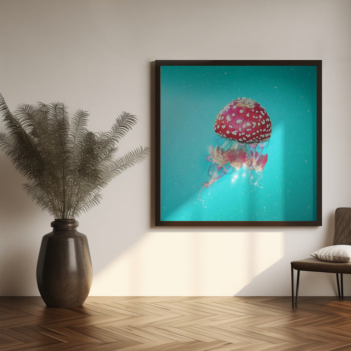 Hallucination Square Canvas Art Print