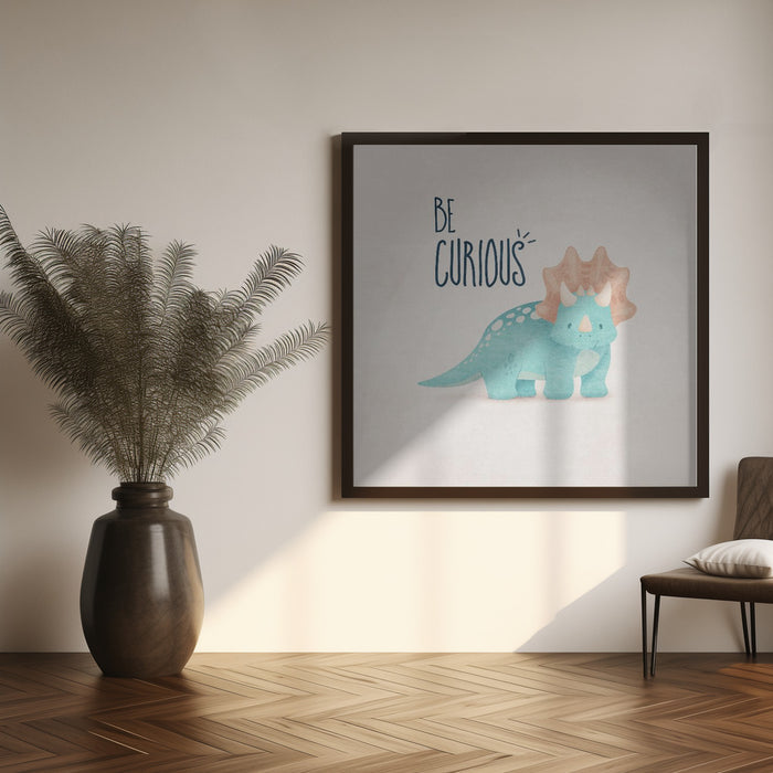 Dino Yaprak Ense Square Canvas Art