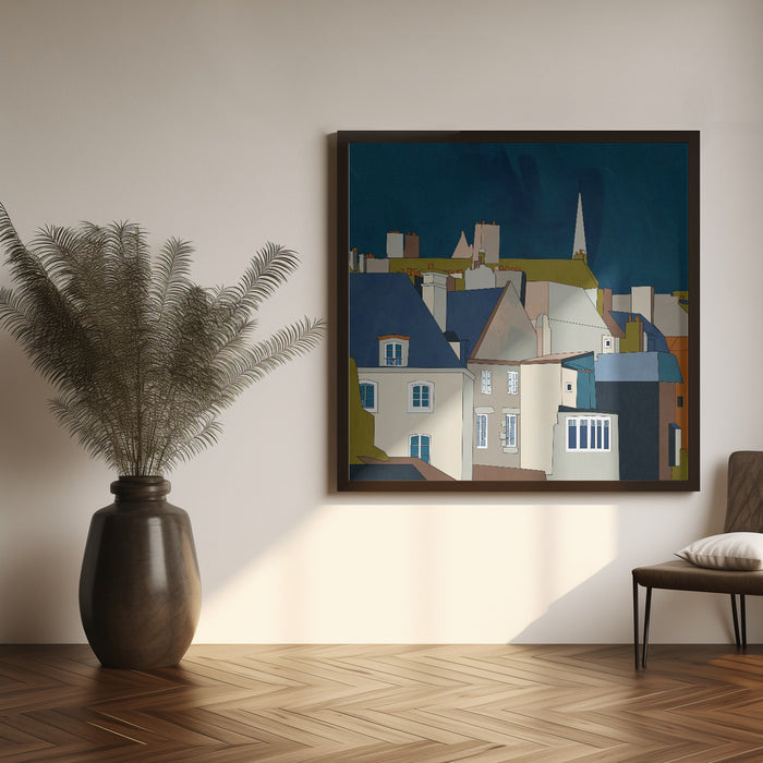 Saint Malo Kopie Square Canvas Art