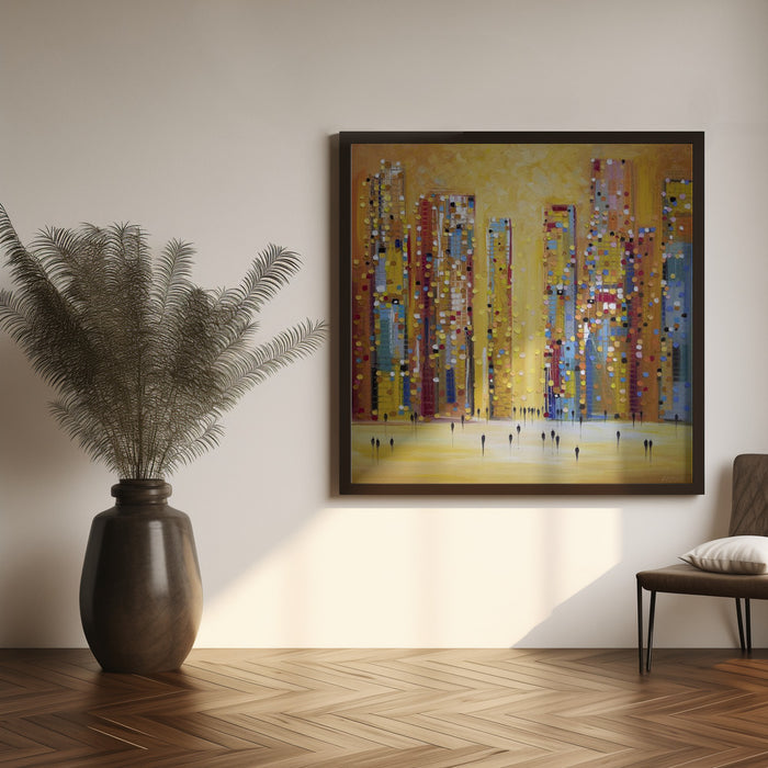 Sunset Reverie Square Canvas Art Print