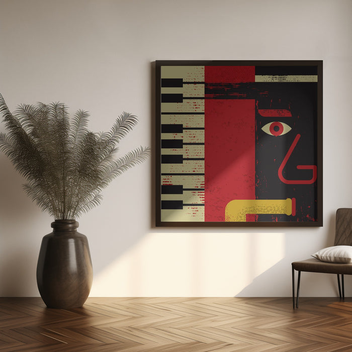 Jazz Square Canvas Art