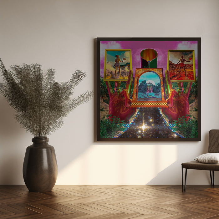 ALCHEMY Square Canvas Art Print